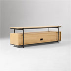 Modern Loft Open-Shelf TV Unit