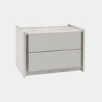Minimalist Loft Grey Nightstand