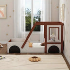 Kids Unique Car Bed with Wheels