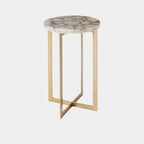 Radiant Stone Round Side Table