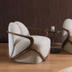 Modern Sculptural Accent Lounge Chair