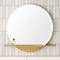 Orbit Round Mirror with Shelf