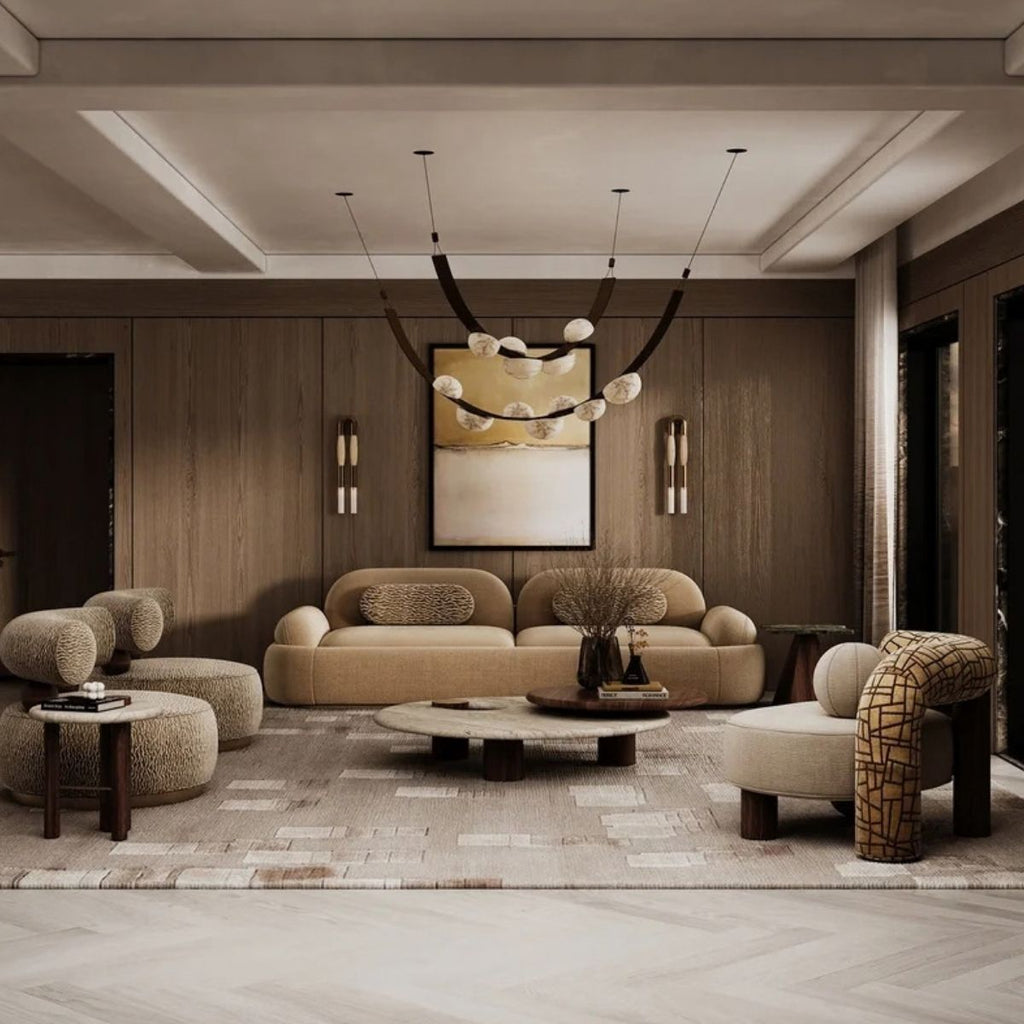 Modern Cove Sculptural Accent Chair