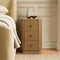 Minimalist Brown Rounded Edge Side Table