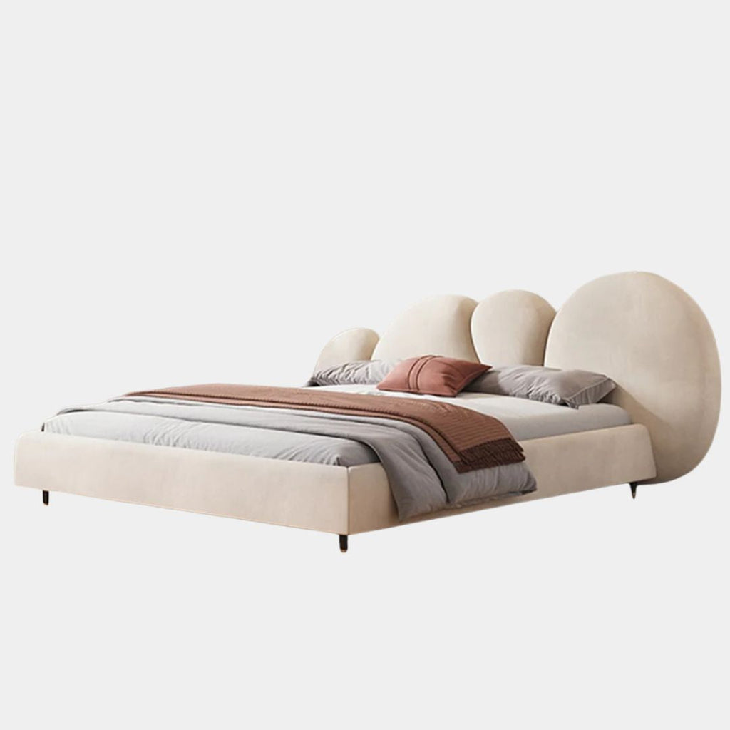 Celeste Cloud Upholstered Bed with Comforting Headboard