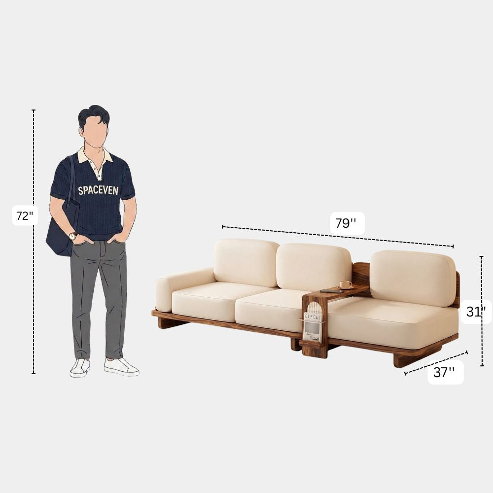 3 Seater Arden Smart Console Sofa