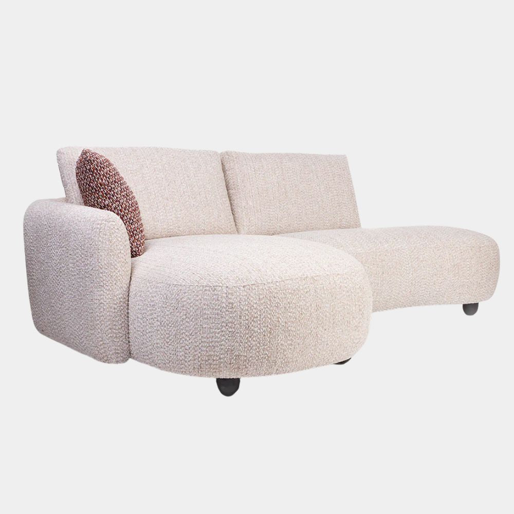 3 Seater Modern Curved Lounge Sofa