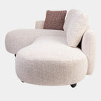 3 Seater Modern Curved Lounge Sofa