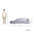 4 Seater Cloud Curve Minimalist Lounge Sofa