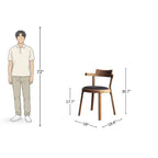 Midwood Black Upholstered Dining Chair