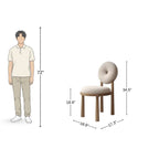 The Plush Ring Dining Chair