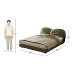 Olive Dream Comfort Upholstered Bed for Luxury Bedroom