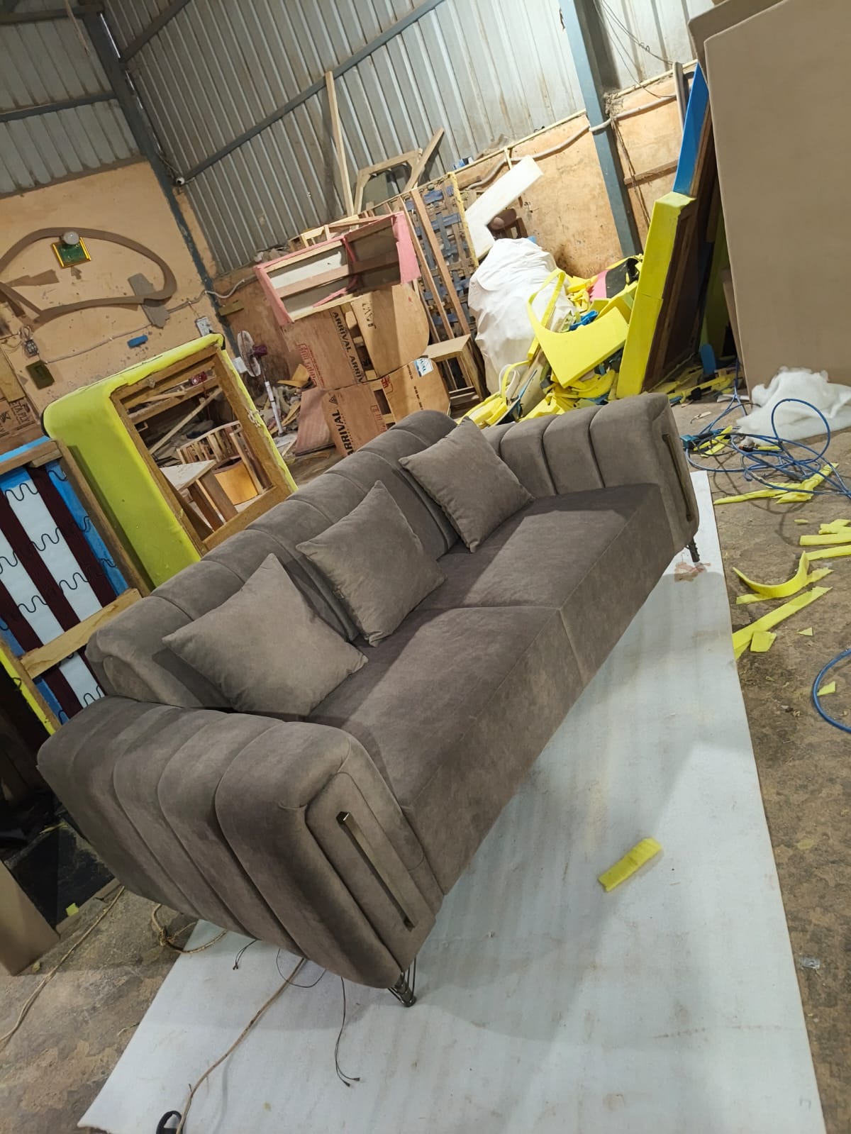 Sofa finishing