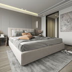 Upholstered king size bed online