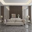 4 Seater Luxury Grey Sofa With Spill-Proof Fabric