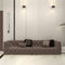 3 Seater Premium Grey Sofa With Leather Touch