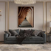 3 Seater Classical Olive Green Sofa