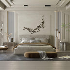 Upholstered king size bed online