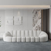 3 Seater Minimalist Snow White Sofa for Lounge