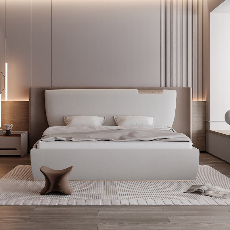 Upholstered king size bed online