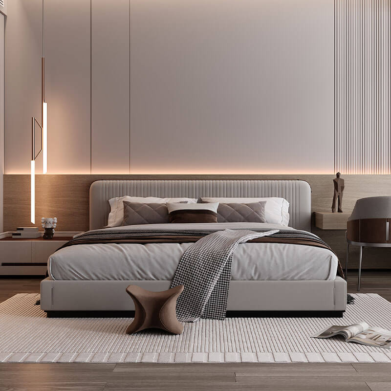 Upholstered king size bed online