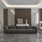 3 Seater Space Grey Sofa With Super-Soft Upholstery