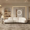 4 Seater Modern Snow White Sofa for Luxury Living Room