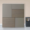 Georgia Modern Two-Tone Natural Grey Sideboard