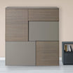 Georgia Modern Two-Tone Dark Grey Sideboard