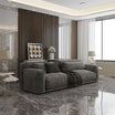 3 Seater Dark Grey Sofa With Super Soft Upholstery