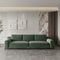 3 Seater Modern Dark Green Sofa