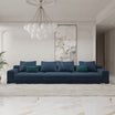 5 Seater Modern Blue Sofa
