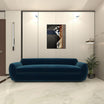 4 Seater Modern Royal Blue Sofa for Living Room