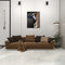 4 Seater Luxury Brown Sofa