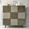 Modern Sideboard With Checkered Doors