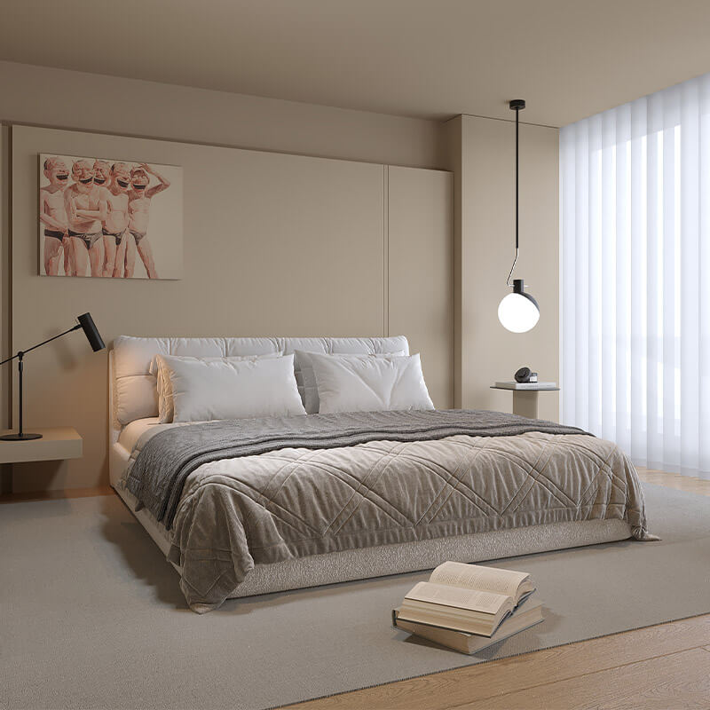 Upholstered king size bed online