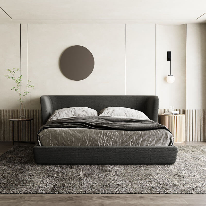 Upholstered king size bed online