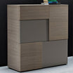 Georgia Modern Two-Tone Charcoal Grey Sideboard