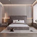 Upholstered king size bed online