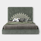 Upholstered king size bed online
