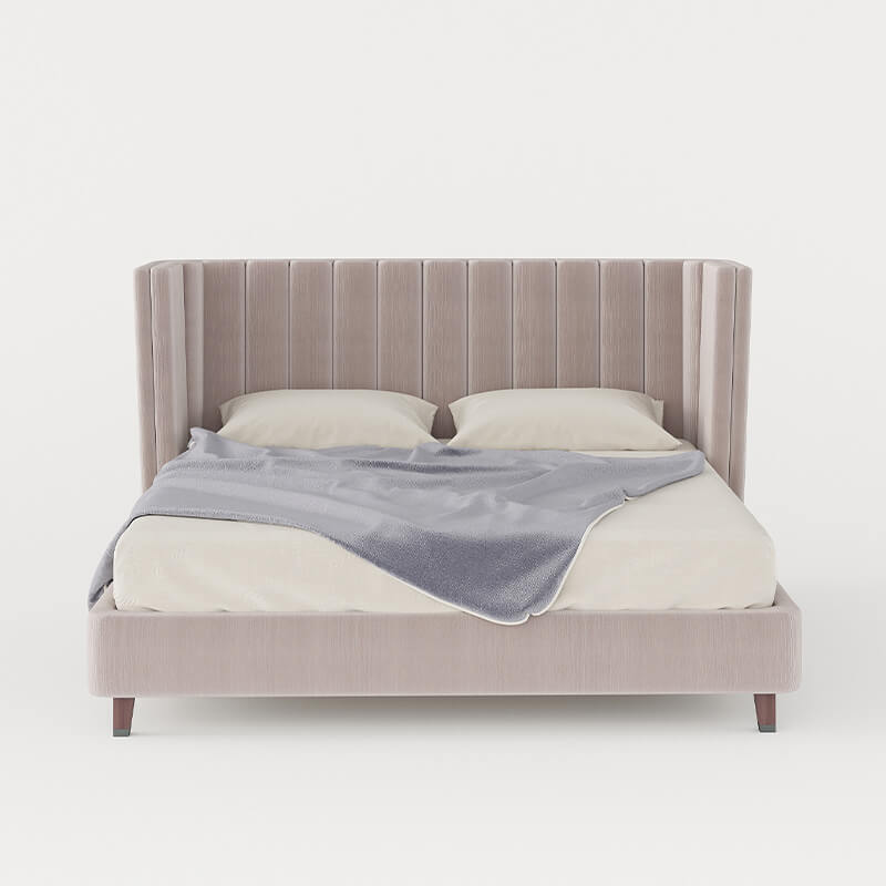 Upholstered king size bed online