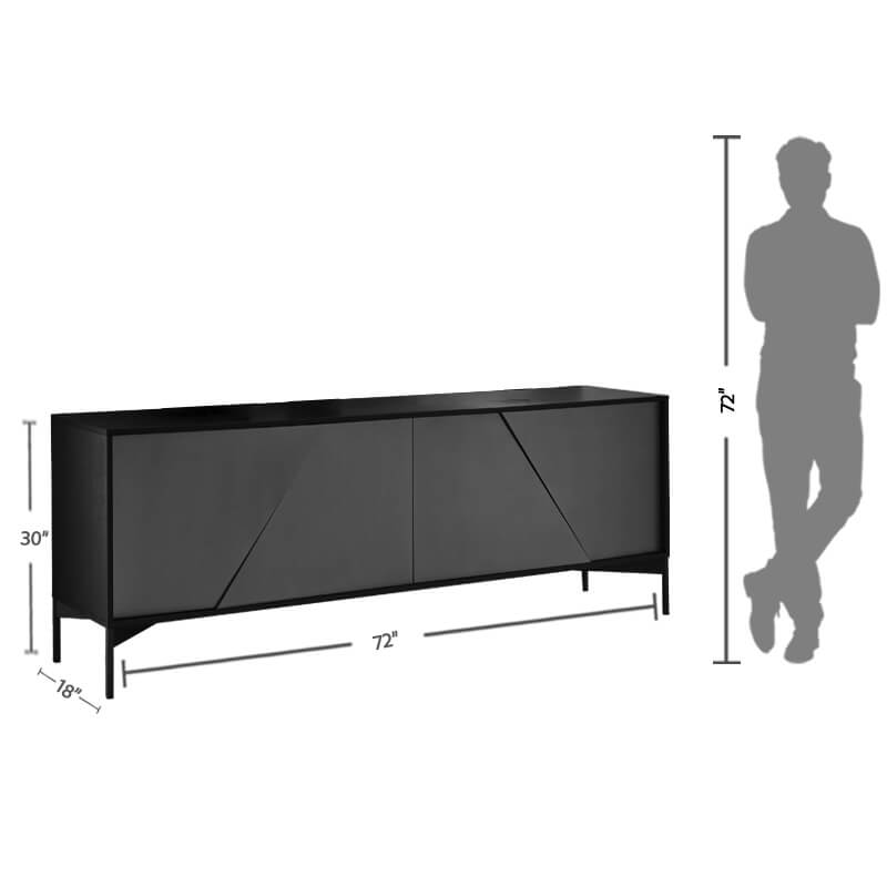 Modern wooden TV unit online