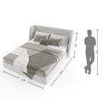 Upholstered king size bed online