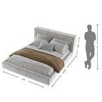 Upholstered king size bed online