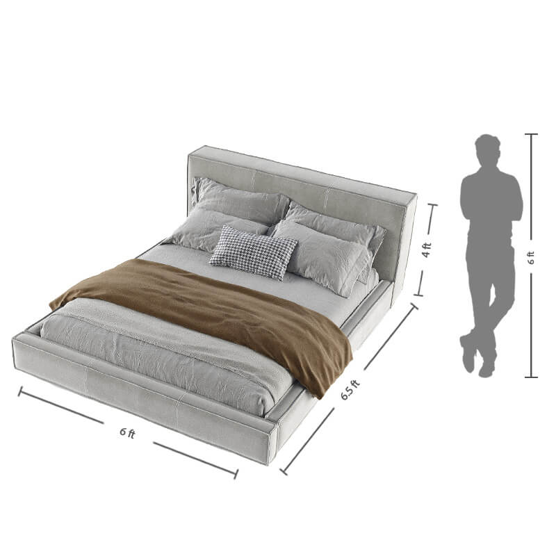 Upholstered king size bed online