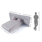 Upholstered king size bed online
