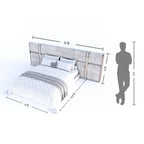 Upholstered king size bed online