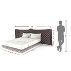 Upholstered king size bed online