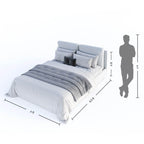 Upholstered king size bed online