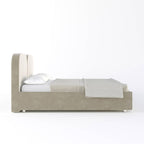 Upholstered king size bed online
